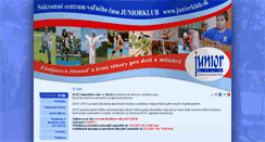 Desktop Screenshot of juniorklub.sk